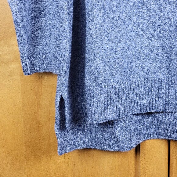 NWT Market & Spruce Ryann Blue Marled Textured Sweater - 2X - Picture 5 of 7